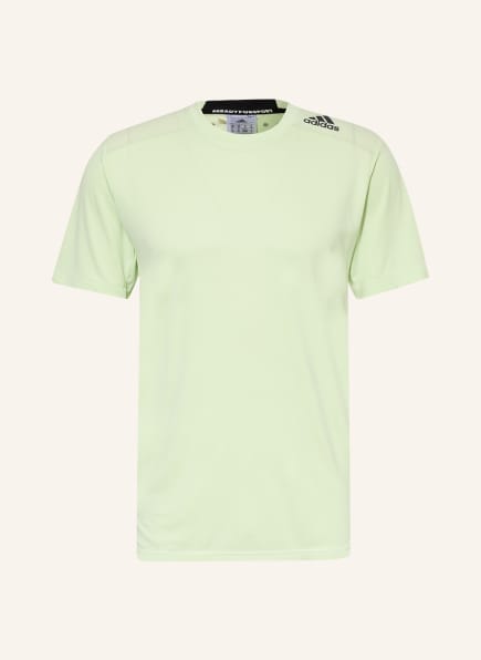 adidas T-Shirt DESIGNED 4 TRAINING HEAT.RDY, Farbe: HELLGRÜN (Bild 1)