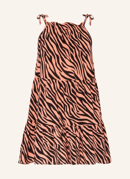 BEACHLIFE Strandkleid ROSE ZEBRA, Farbe: HELLORANGE/ SCHWARZ (Bild 1)