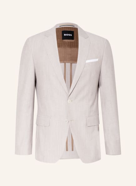 BOSS Suit jacket HUTSON slim fit , Color: 260 MEDIUM BEIGE (Image 1)