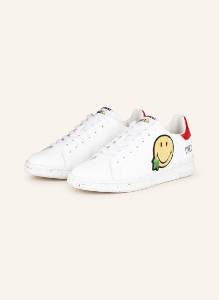 DSQUARED2 Sneaker SMILEY, Farbe: WEISS/ ROT (Bild 1)