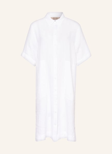 MOS MOSH Hemdblusenkleid MAL aus Leinen, Farbe: WEISS (Bild 1)