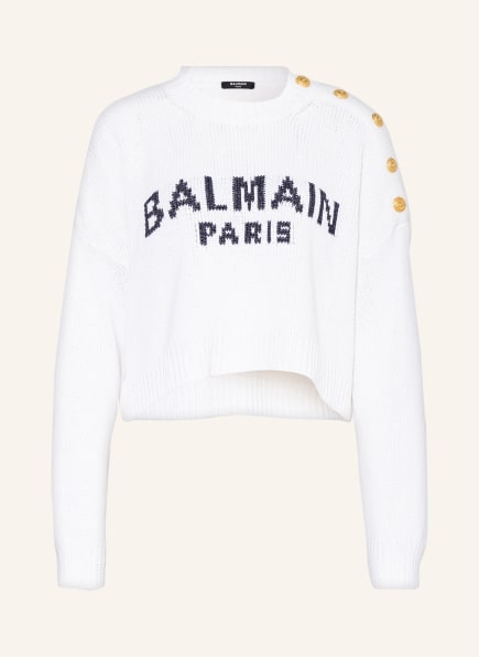 BALMAIN Sweater, Color: WHITE (Image 1)