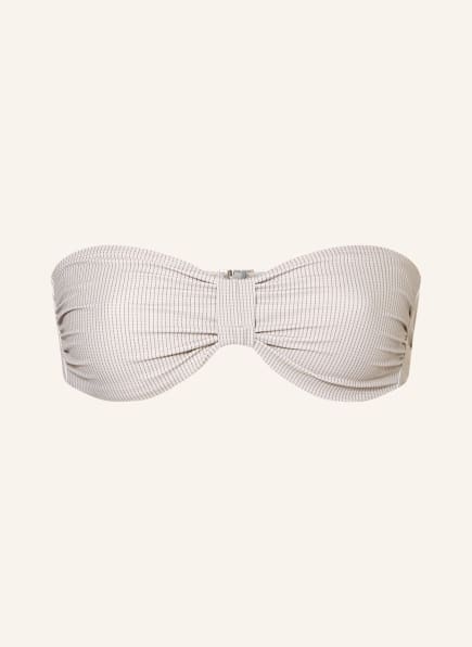 Filippa K Bandeau-Bikini-Top, Farbe: BEIGE/ SCHWARZ (Bild 1)