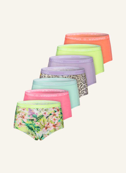 VINGINO 7er-Pack Panties EVERDAY , Farbe: GELB/ HELLLILA/ NEONPINK (Bild 1)