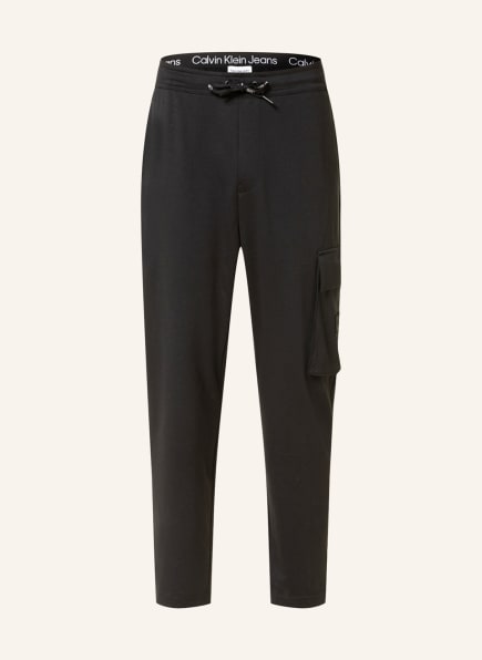 Calvin Klein Jeans Pants in jogger style slim fit, Color: BLACK (Image 1)