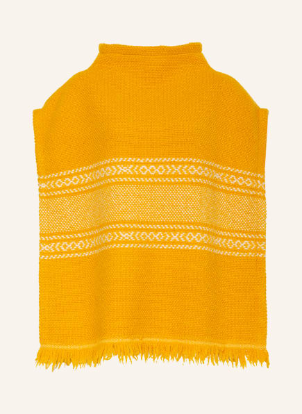 CLOSED Poncho , Farbe: DUNKELGELB/ ECRU (Bild 1)