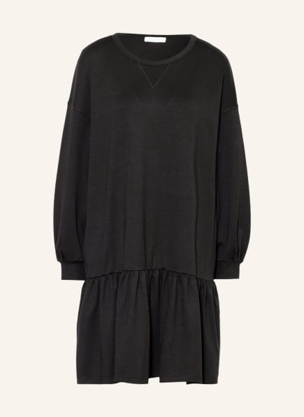 BETTER RICH Sweater dress GATES with frills, Color: BLACK (Image 1)