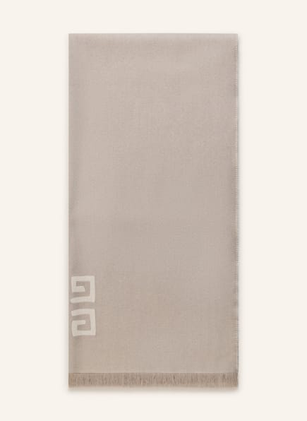 GIVENCHY Schal 4G mit Cashmere , Farbe: WEISS/ BEIGE (Bild 1)