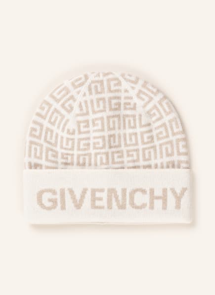 GIVENCHY Mütze mit Cashmere , Farbe: WEISS/ HELLBRAUN (Bild 1)