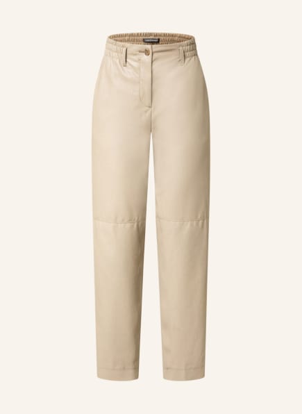 LUISA CERANO 7/8 trousers in leather look , Color: LIGHT GREEN (Image 1)