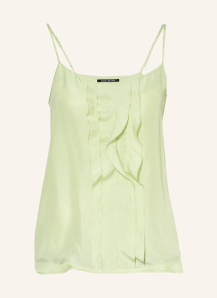 LUISA CERANO Blouse top made of silk, Color: LIGHT GREEN (Image 1)