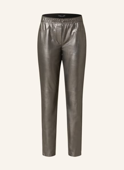 LUISA CERANO Leggings in leather look, Color: GRAY (Image 1)