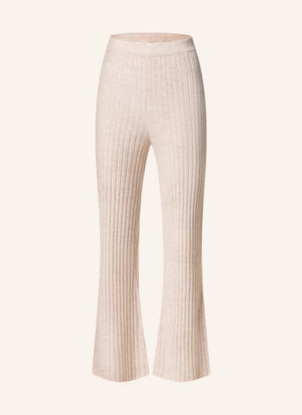MRS & HUGS Knit trousers made of merino wool, Color: CREAM (Image 1)