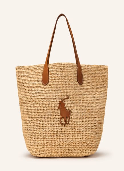 Mainstream Fantastic The guests POLO RALPH LAUREN Shopper in light brown & another color | Breuninger