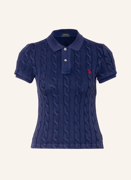 Loneliness financial Intact POLO RALPH LAUREN Knit polo shirt in blue - Buy Online! | Breuninger