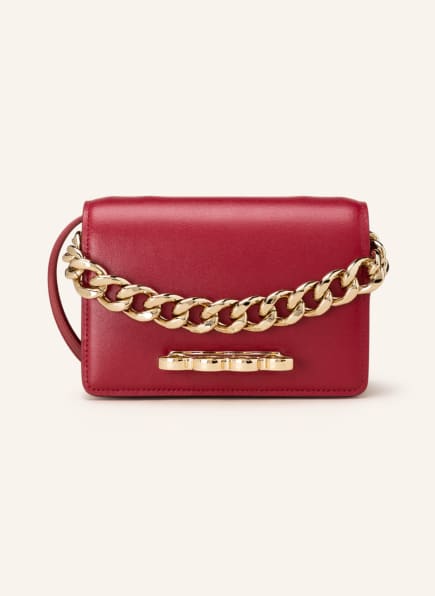 Alexander McQUEEN Shoulder bag THE FOUR RING MINI, Color: RED (Image 1)