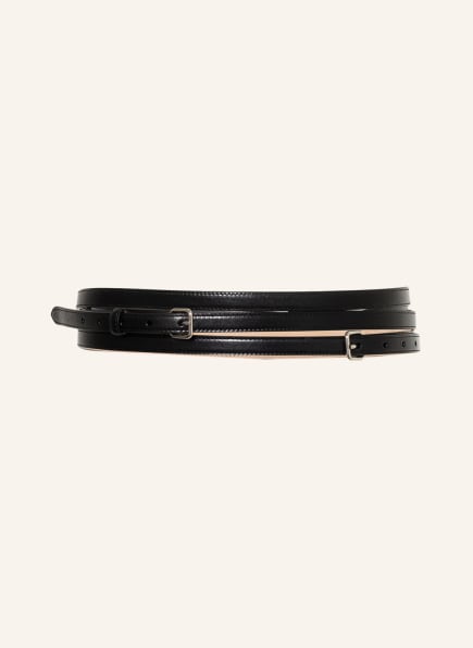 Alexander McQUEEN Leather belt, Color: BLACK (Image 1)
