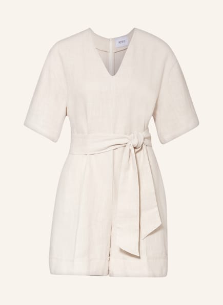 ayen Linen jumpsuit, Color: CREAM (Image 1)