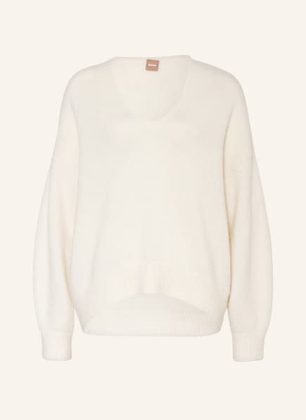 BOSS Oversized-Pullover FONDIANAN mit Alpaka, Farbe: CREME (Bild 1)