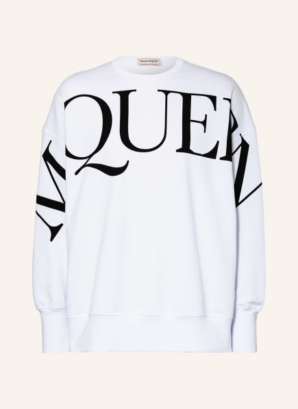 Alexander McQUEEN Oversized sweatshirt, Color: WHITE (Image 1)