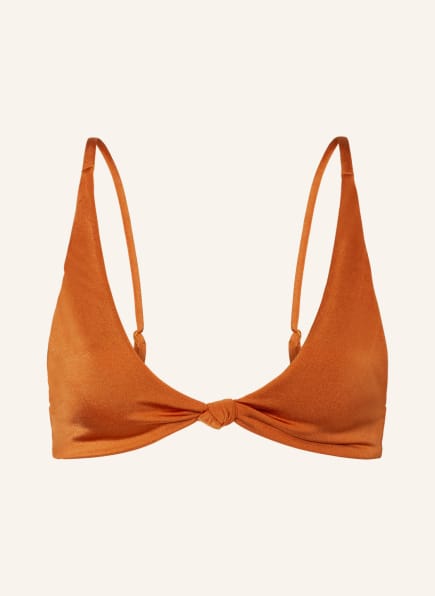 espadrij l'originale Bralette-Bikini-Top COCO, Farbe: DUNKELORANGE (Bild 1)
