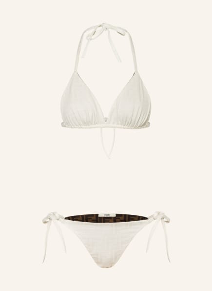 FENDI Triangle bikini reversible , Color: KHAKI/ BLACK/ WHITE (Image 1)