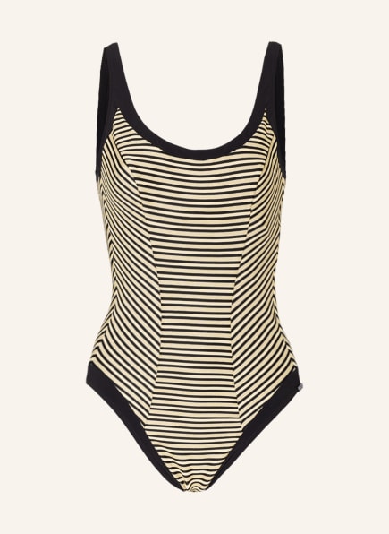 MARYAN MEHLHORN Swimsuit PIRATES with glitter thread, Color: BLACK/ CREAM/ ECRU (Image 1)