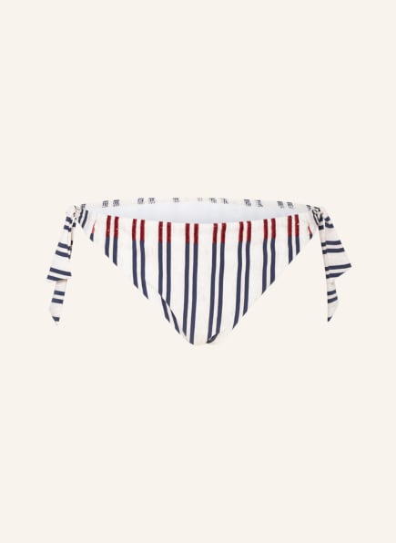 MARYAN MEHLHORN Triangle bikini bottoms BREEZE, Color: CREAM/ DARK BLUE/ DARK RED (Image 1)