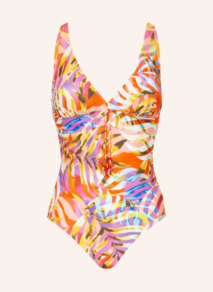 Lidea Swimsuit CIRCUS, Color: ORANGE/ WHITE/ PURPLE (Image 1)