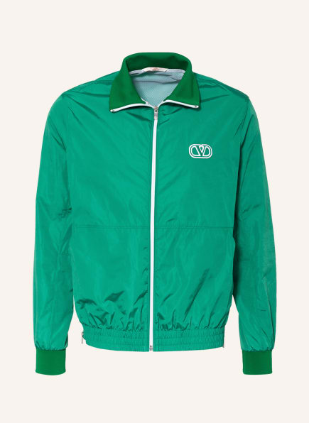 VALENTINO Bomber jacket VLOGO, Color: GREEN (Image 1)