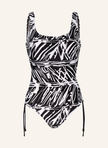 Charmline Shaping swimsuit INK ART, Color: BLACK/ WHITE (Image 1)