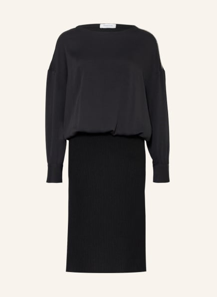 FABIANA FILIPPI Dress in mixed materials, Color: BLACK (Image 1)