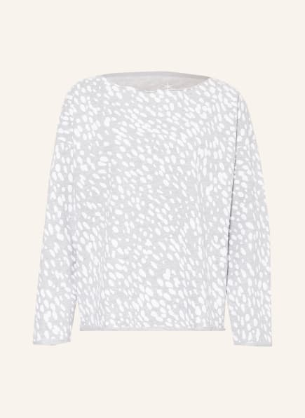 Juvia Sweatshirt, Farbe: HELLGRAU/ WEISS (Bild 1)