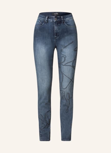 Joseph Ribkoff Jeans mit Schmucksteinen, Farbe: 3699 DENIM (Bild 1)