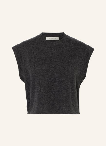 by Aylin Koenig Cropped-Stricktop LYNN aus Merinowolle, Farbe: DUNKELGRAU (Bild 1)