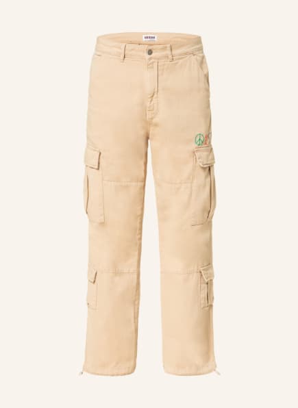 GUESS Cargo pants GO J BALVIN regular fit , Color: CREAM (Image 1)