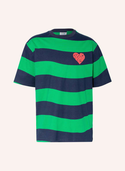 GUESS T-shirt GO J BALVIN WAVE, Color: DARK BLUE/ GREEN/ RED (Image 1)