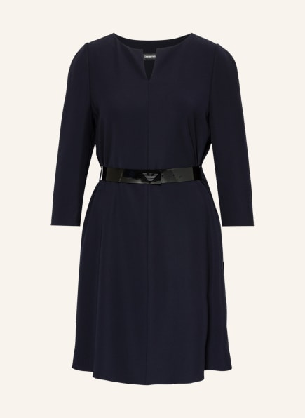 EMPORIO ARMANI Kleid mit 3/4-Arm, Farbe: DUNKELBLAU (Bild 1)