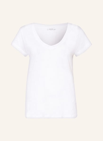 REISS T-Shirt LOLA aus Leinen, Farbe: WEISS (Bild 1)