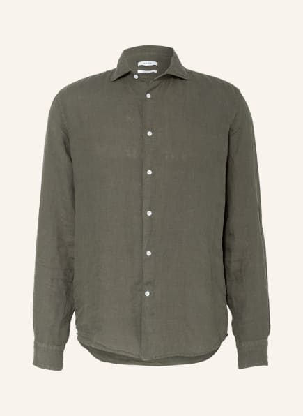 REISS Leinenhemd RUBAN Regular Fit, Farbe: OLIV (Bild 1)