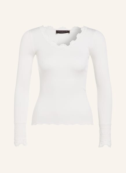 rosemunde Long sleeve shirt with silk, Color: CREAM (Image 1)