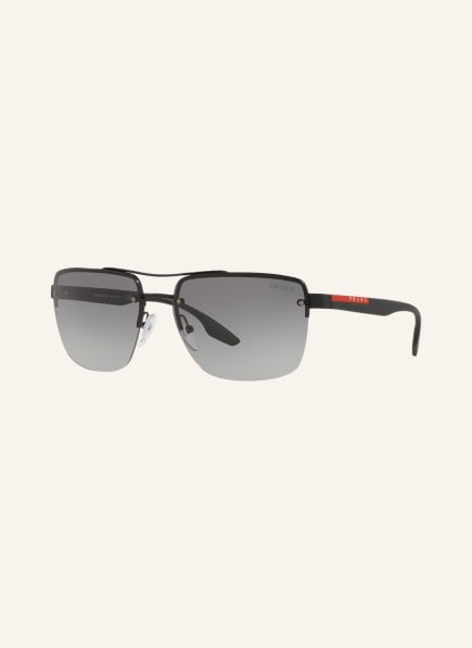 PRADA LINEA ROSSA Sonnenbrille PS 60US, Farbe: DG03M1 - SCHWARZ/ GRAU VERLAUF (Bild 1)