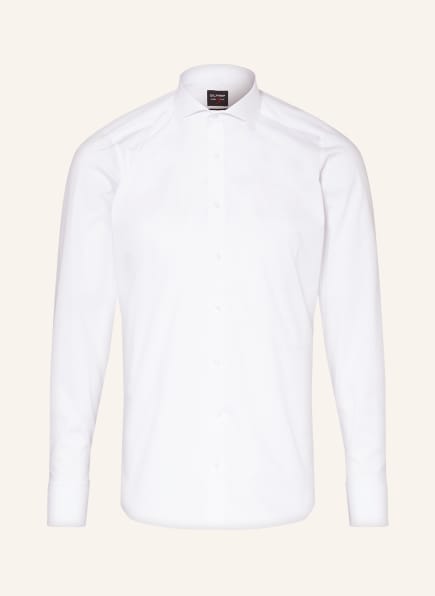 OLYMP Hemd Level Five body fit mit Umschlagmanschette, Farbe: WEISS (Bild 1)