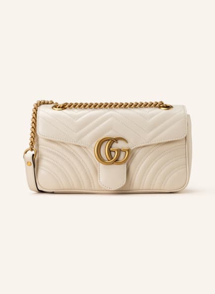 GUCCI Shoulder bag GG MARMONT SMALL, Color: WHITE (Image 1)