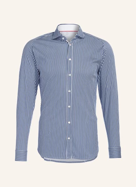 DESOTO Jerseyhemd Slim Fit, Farbe: DUNKELBLAU/ WEISS (Bild 1)