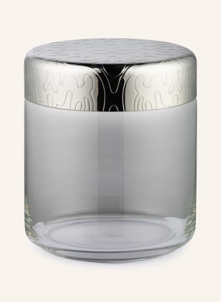 ALESSI Storage container DRESSED, Color: WHITE/ SILVER (Image 1)