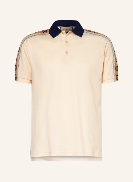 GUCCI Piqué-Poloshirt Regular Fit, Farbe: CREME (Bild 1)