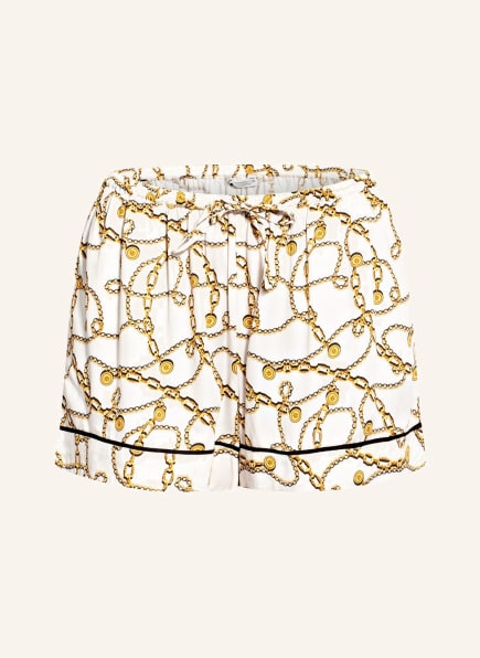UNDERPROTECTION Lounge-Shorts CHARLIZE , Farbe: WEISS/ GOLD (Bild 1)