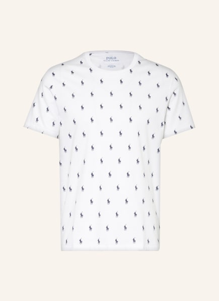 POLO RALPH LAUREN Lounge shirt, Color: WHITE/ DARK BLUE (Image 1)