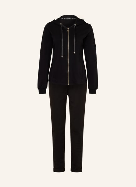 LIU JO Set: Sweat jacket and sweatpants, Color: BLACK (Image 1)